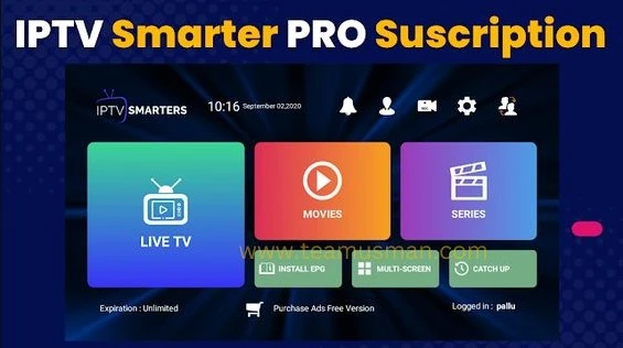 iptv smarters pro subscription